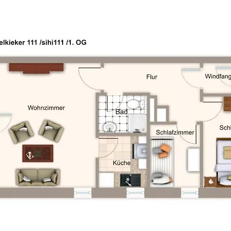 Hus Inselkieker Hus Inselkieker 111 Apartment Schillig